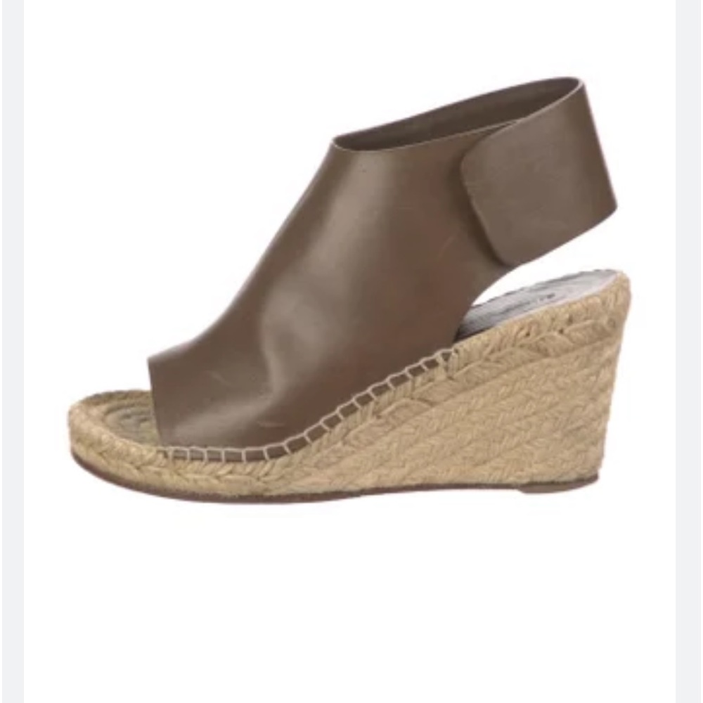 CELINE
Leather Espadrilles